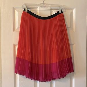 G.H. Bass Pleated Color Block Skirt
